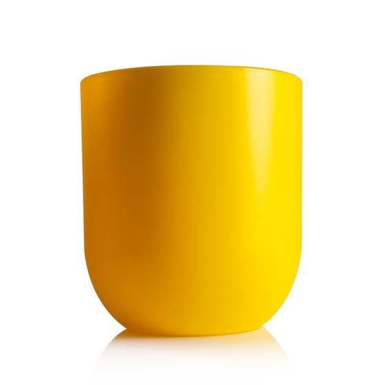 Yellow Bathroom Trash Can 4700 ml